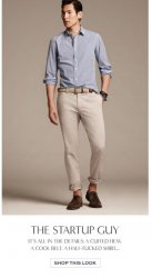 Banana Republic's Latest Fashion Line: 'The Startup Guy'