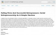 SEA - Society for Effectual Action