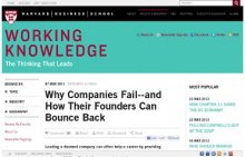 Why Companies Fail--and How Their Founders Can Bounce Back